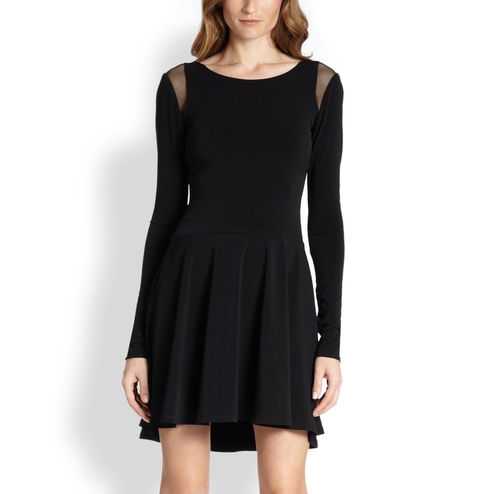 Elizabeth and James long sleeve flared dress